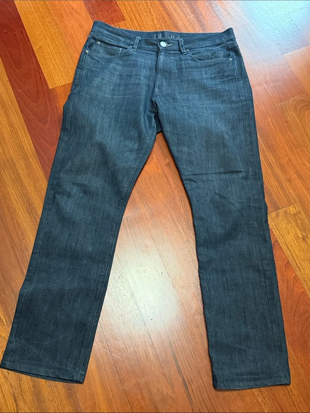 DL1961 Russell Slim Straight Men's Jeans Dark Wash Blue Size 36